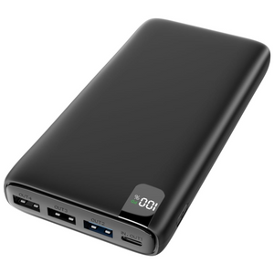 CONXWAN 26800mAh Power Bank | 22.5W PD & QC 3.0 Fast Charger with 4 Outputs – USB-C External Battery for iPhone, Android, Tablets