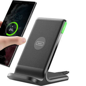 INIU 15W Wireless Charger Stand | Fast Charging Station & Phone Holder for iPhone, Samsung Galaxy, Google Pixel