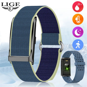 Sport Fitness Tracker Smart Bracelet with Heart Rate & BP Monitor