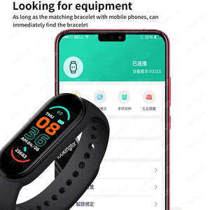M6 Smart Fitness Watch – Waterproof Multi-Function Health & Sports Tracker